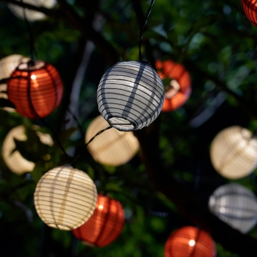 IKEA String lights SOMMARLÅNKE LED 24, outdoor battery operated/decor Dimmable